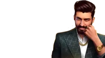 Промо-изображение бесплатных вращений в Веб-казино Вавада, где элегантный мужчина в зелёном костюме приглашает игроков воспользоваться бонусами.